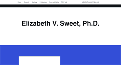 Desktop Screenshot of elizabethvsweet.com